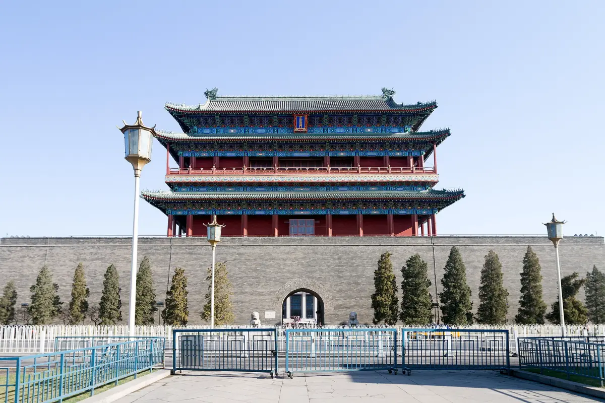 Das Torhaus Zhengyangmen